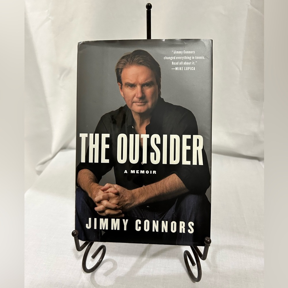 The Outsider: A Memoir by Jimmy Connors Hardcover Book